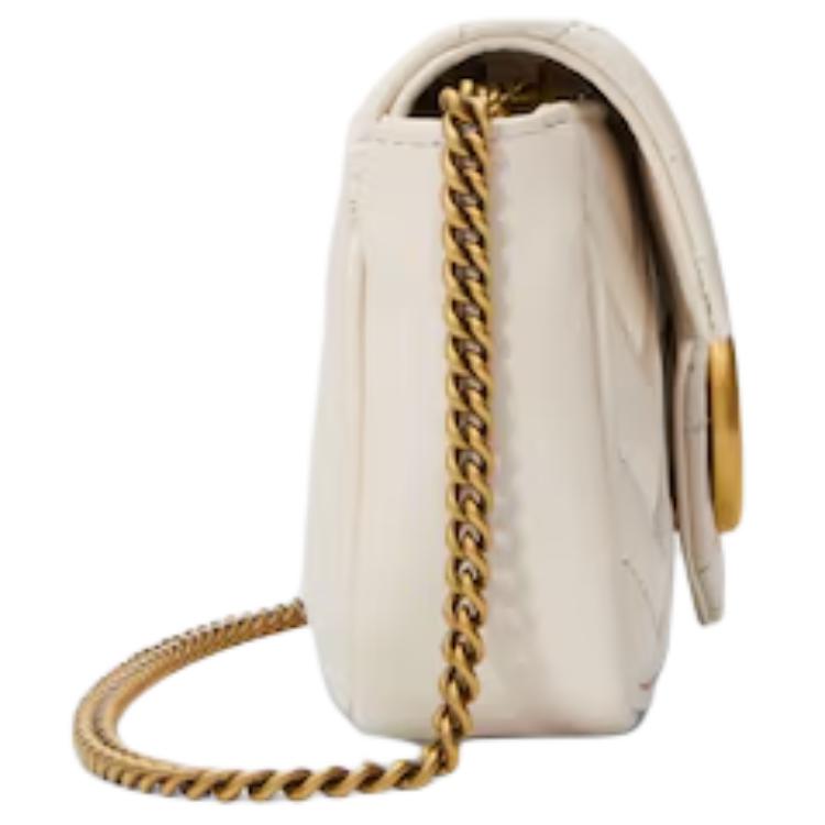 Gucci Item Supermini With Mystic White/M.White Women Bags 476433-DTDCT-9022