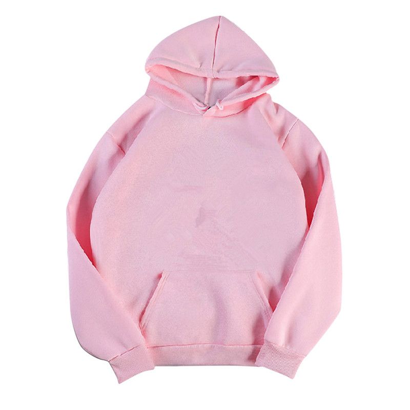 Módní podzimní a zimní nová volná verze mikiny s kapucí jednobarevná ležérní košile pro pár všestranný pulovr s kapsou