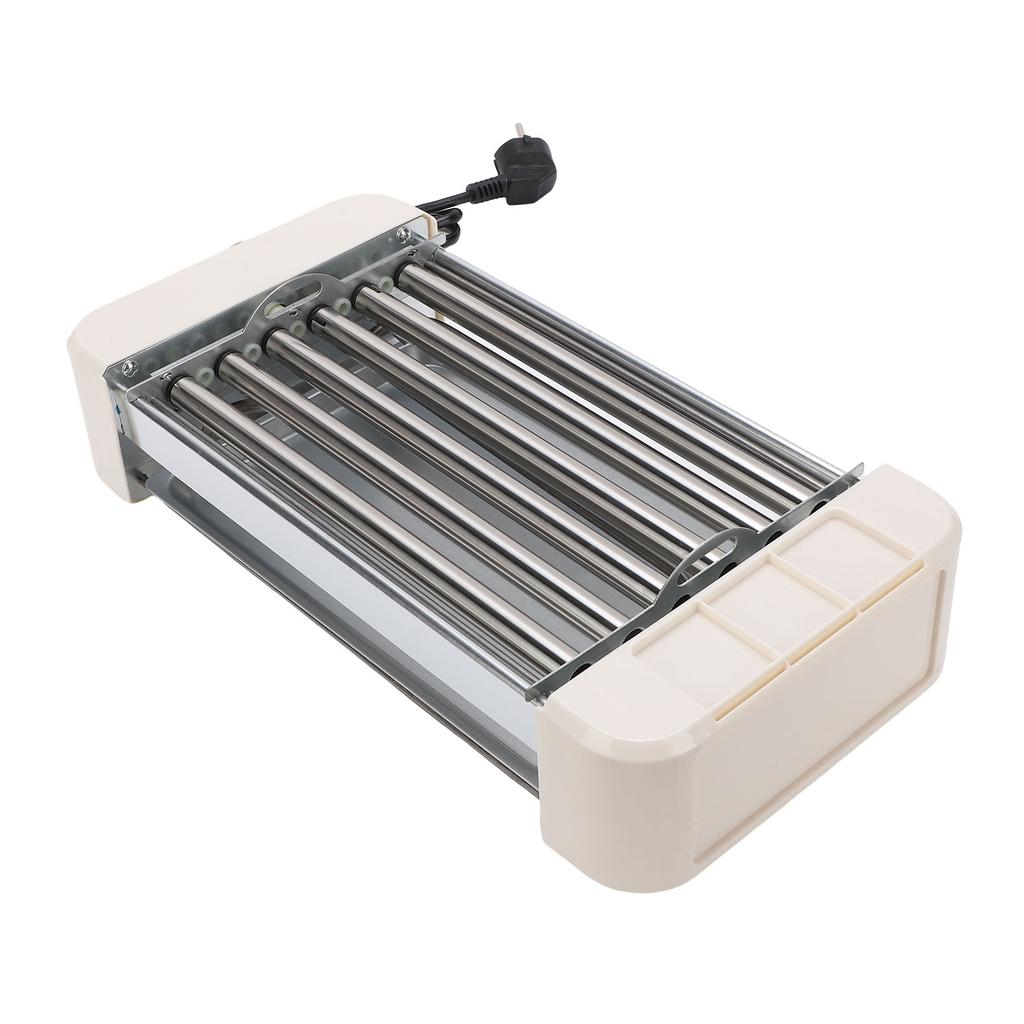 Elektrický Hot Dog váleček 550W Plně automatický Teplotní Multifunkční 6 trubkový Gril na klobásy Vařič Stroj