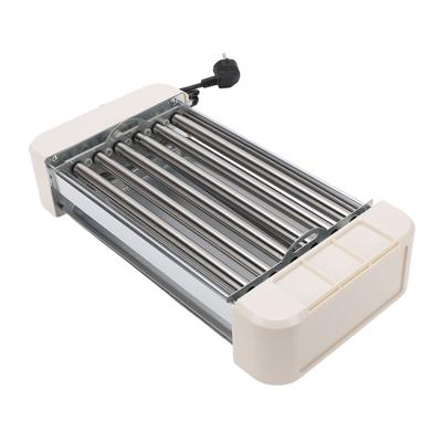 Ηλεκτρικό Ρολό Hot Dog 550W Πλήρως Αυτόματο Θερμοκρασία Πολυλειτουργικό 6 Σωλήνων Ψηστιέρα Λουκάνικων Μηχανή Μαγειρέματος