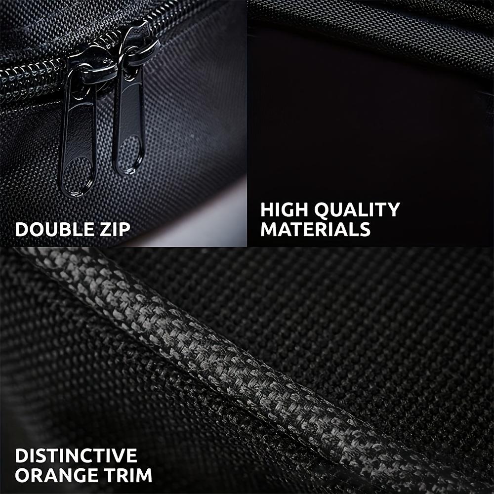 Heavy-Duty Oxford Fabric Car & Camper Cable Storage Bag with Zipper Closure - Portable Organizer for Wiring, Batteries, Cords