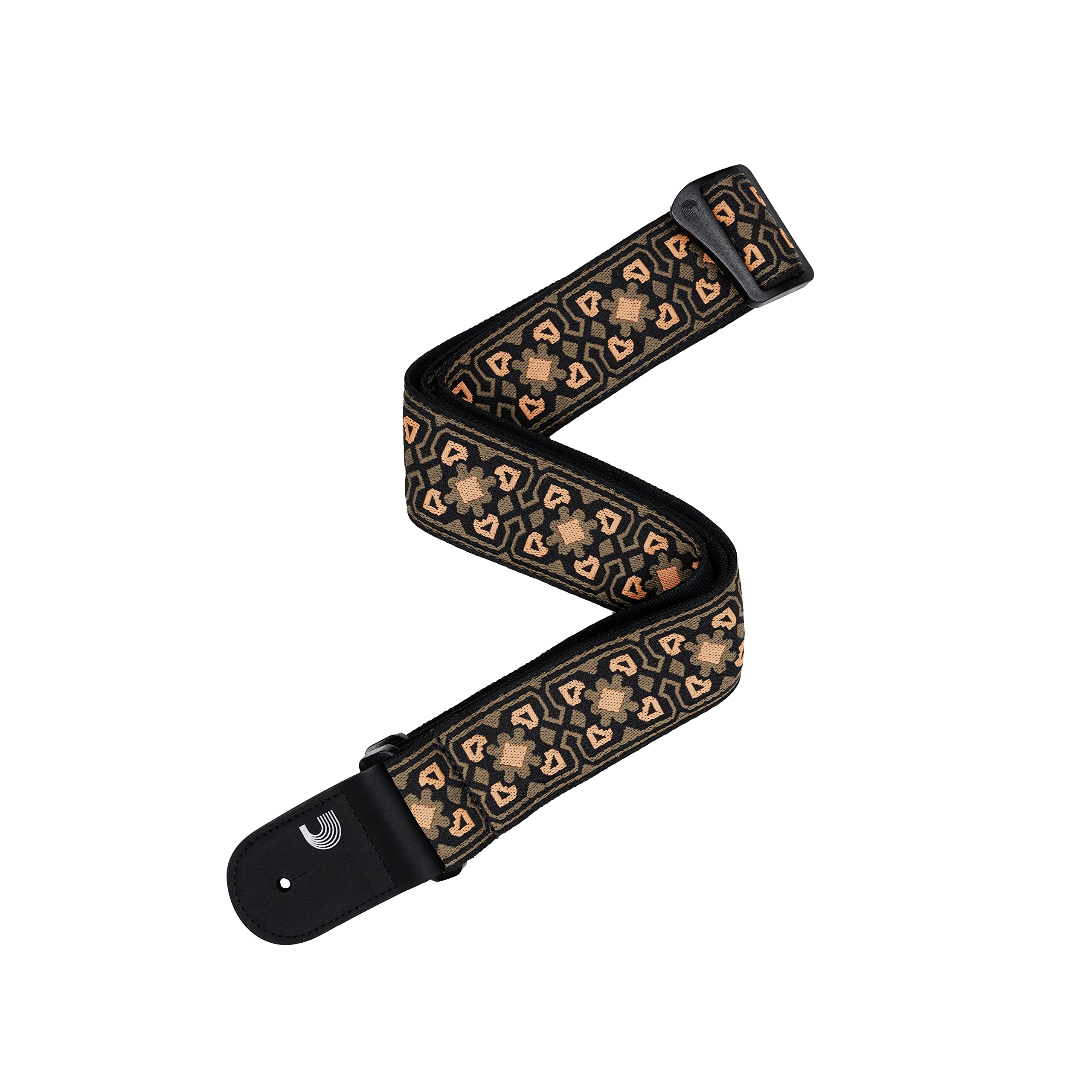

Ремень для гитары Eco Comfort Guitar Straps Jacquard 50RW02 Коричневый Оранжевый D Addario & []