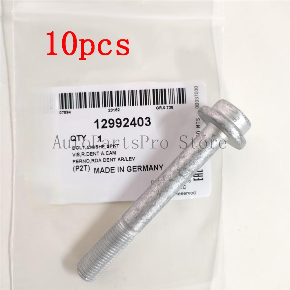 10pcs Genuine GM Camshaft Gear Screw OEM Bolt Camshaft Bolts M10 X80mm 12992403 563697 for Vauxhall Zafira Astra Vectra