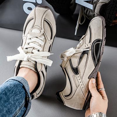 Frühling neue Retro deutsche Trainingsschuhe vielseitige flachsohlige kleine weiße Forrest Gump Schuhe leichte Sportschuhe Freizeitschuhe Herrenschuhe