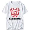 RADIOHEAD Printed TShirt Men Oversized Y2k Heavy Metal Band 2026 New Rock Punk American Casual Cotton Crew Neck Short Sleeve