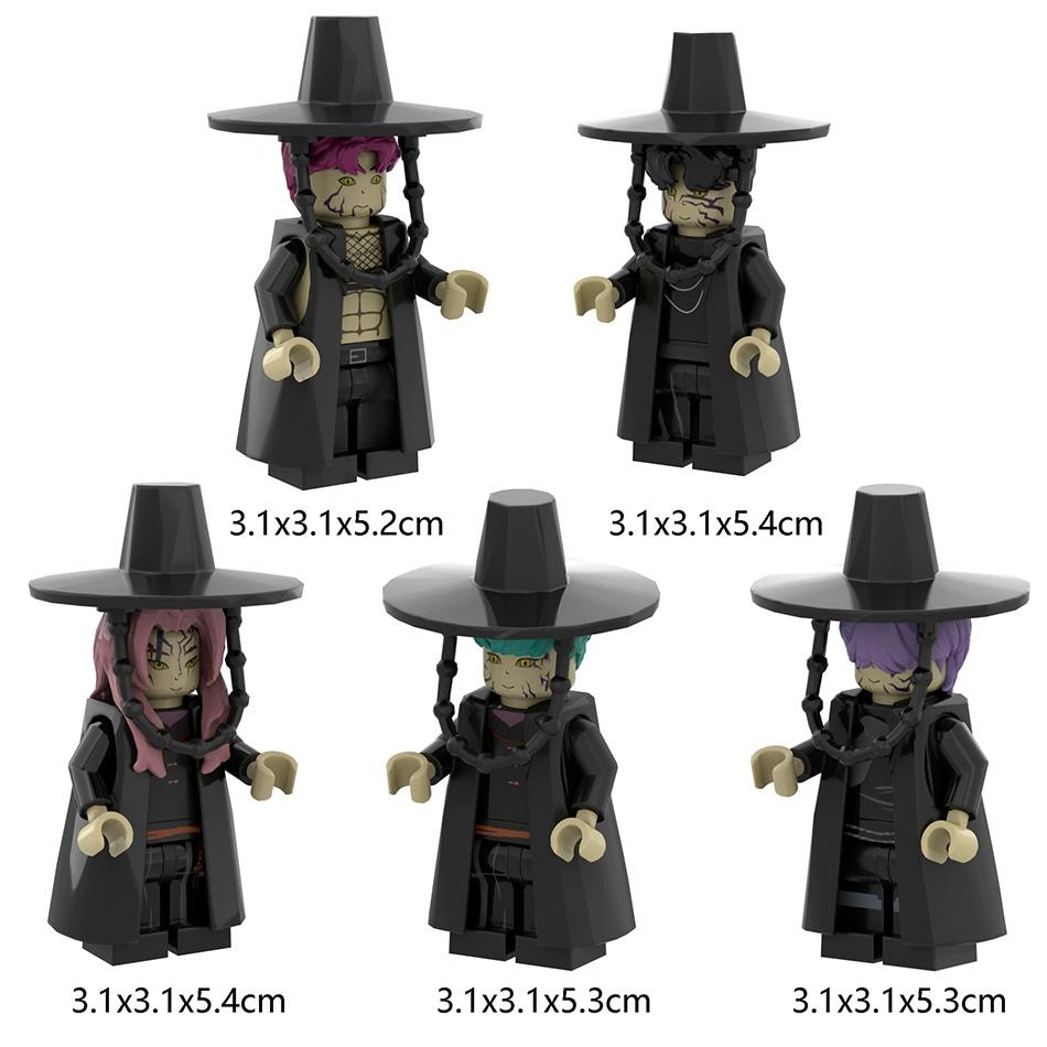 NOUVEAU KPOP Domon Huntens Poupées Dessin Animé Blocs de Construction Kawaii Figurine d'Action Jouet à Assembler Jouets Éducatifs pour Enfants Cadeaux