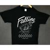 Falling In Reverse Band T Shirt Skull Flame Black Size L 4 Vintage Breathable Slightly Designer Clothes Versatile Casual