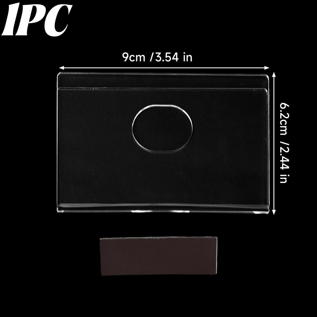 5/1Pcs Magnetic Card Holder Transparent Magnetic Photo Frame Photo Protective Sleeves Home Refrigerator Decoration Supplies