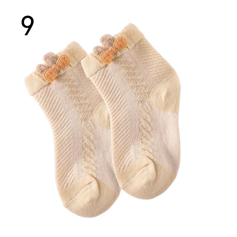 2Pair/lot New Newborn Socks Summer Thin Boys and Girls Baby Socks