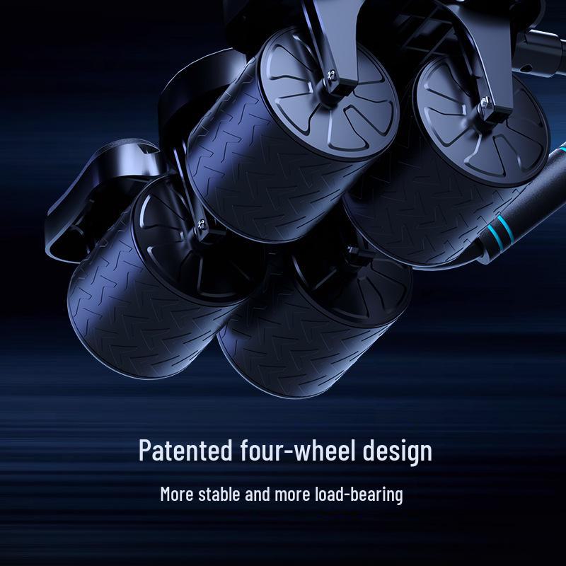 Roată de antrenament abdominal cu revenire automată pentru tonifierea abdomenului, echipament de fitness pentru bărbați