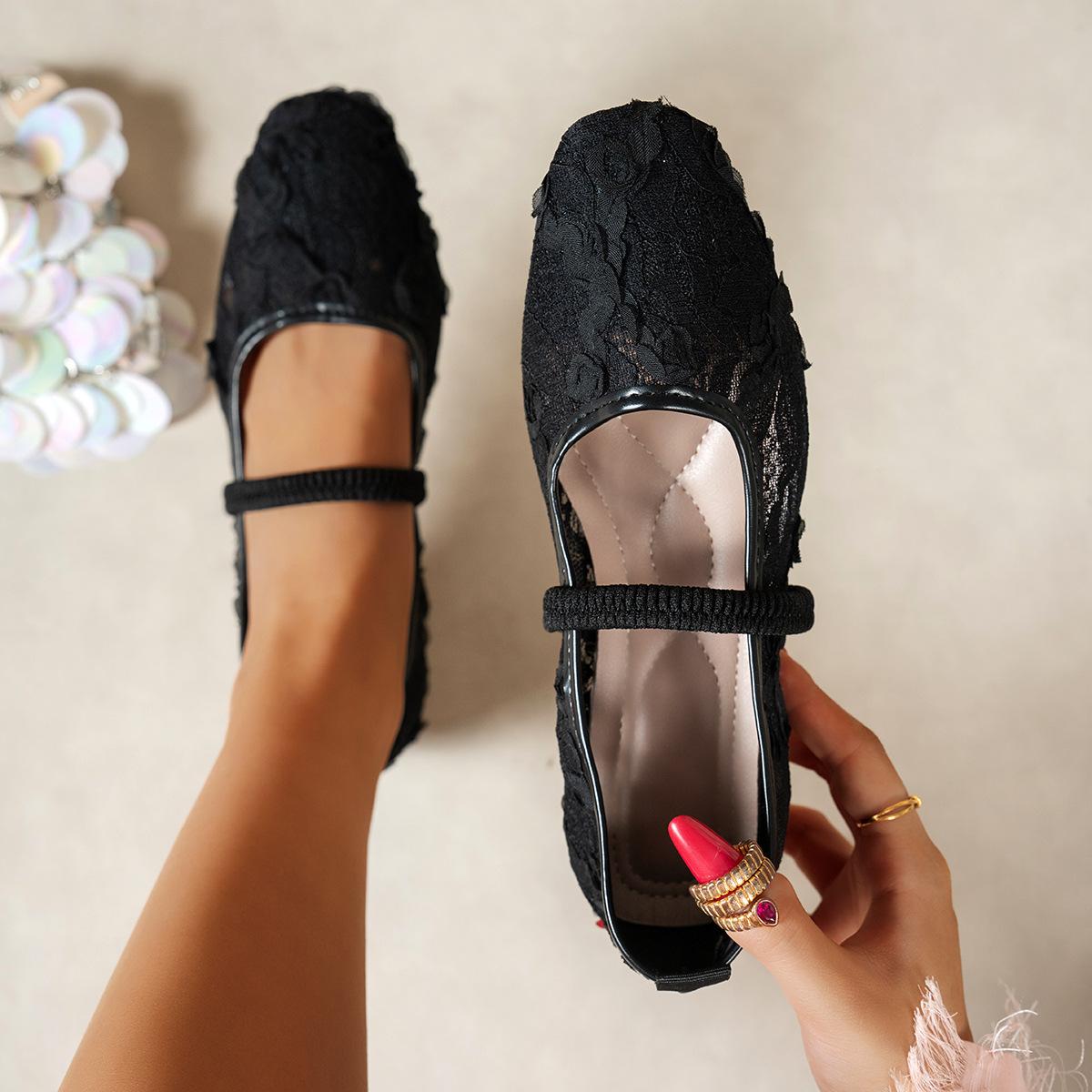 

2025 балетки сетка на плоской подошве новые туфли Дуду одинарные туфли женские новые в китайском сказочном стиле ретро туфли на мягкой подошве 43 чёрный