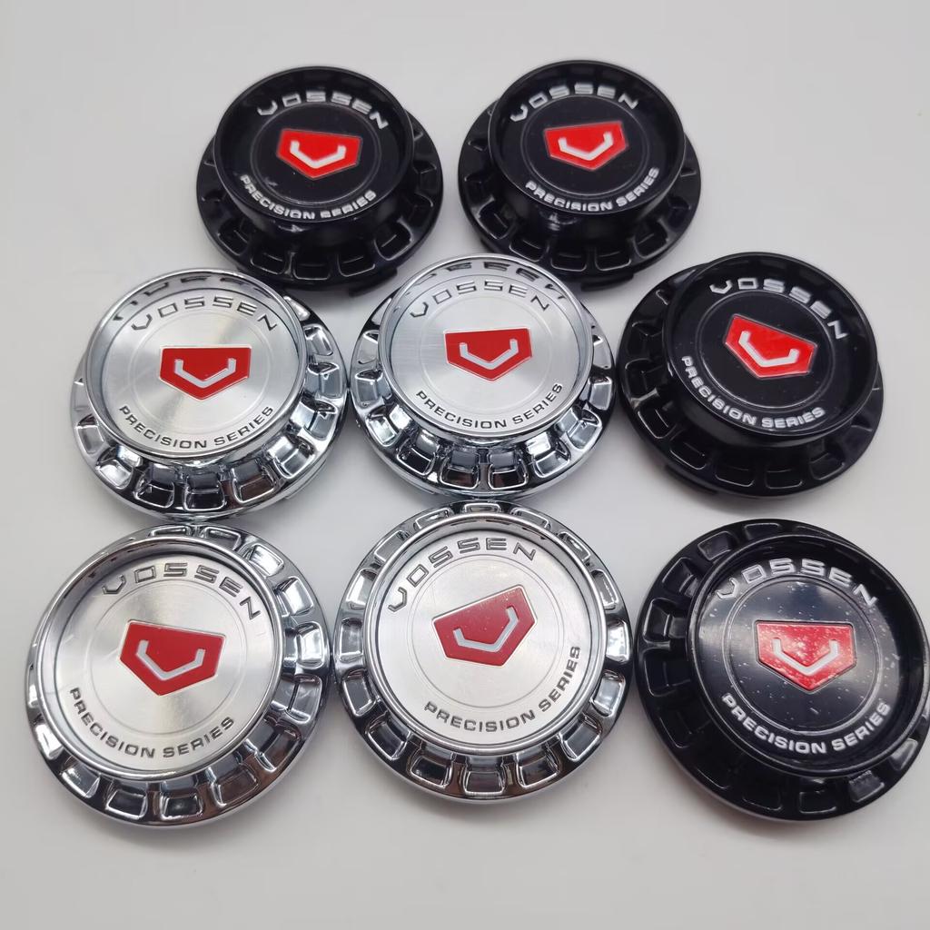 4pcs/set 67MM(OD) 62MM(ID) Car Wheel Center Caps For Vossen Logo Emblem Wheel Hubcaps Auto Rim Hub Cover Badge Car Accessories