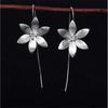 Ethnic Lotus Elegant Retro Artistic Long Earrings