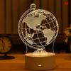 3D Plate Led Lamp Creative Night Lights Novelty Illusion Night Lamp Table Lamp Home Decorative Gift