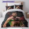 connor mcgregor Pattern Bedding Quilt Set Quilt Cover Pillowcase Home Decoration Birthday Gift (1 * duvet cover + 2 * pillowcase, without core)