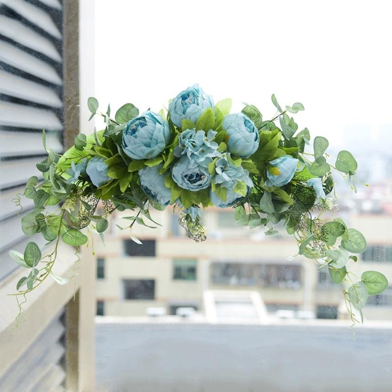 Artificial Flower Swag Wedding Arch Decoration for Wedding Reception Backdrops Wedding Ceremony Sign Flower Decoration