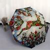 1pc Winter Deer Automatic Open/close Umbrella, 8-Rib Sturdy Structure, Portable Travel Umbrella, Parties, Everyday Use, 11178