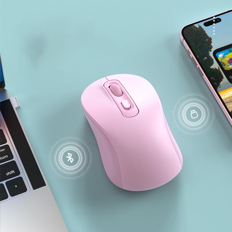 Wireless Gaming 2.4Ghz Bluetooth Mouse Dual Mode Rechargeable Type-C Mouse Silent Ergonomic Mice For Pc Laptop E-Sports Gamer