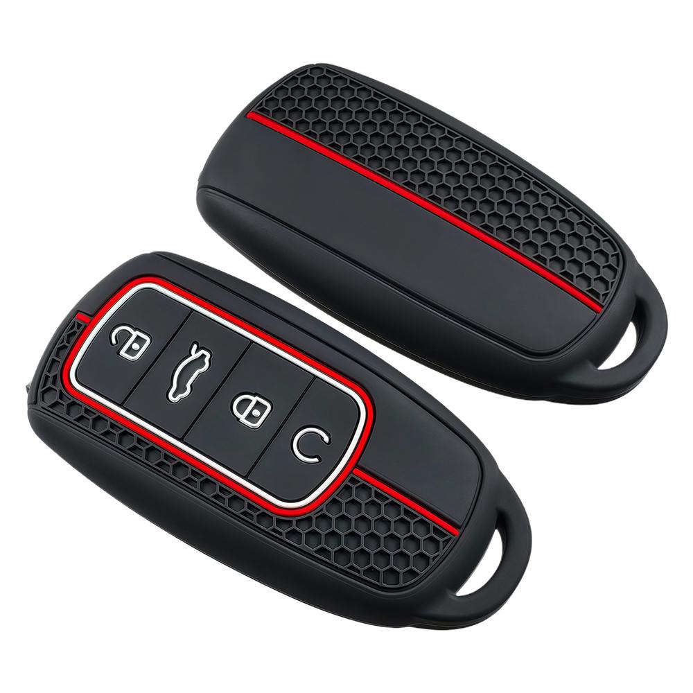Silicone Car Key Case Cover For Chery Omoda C5 5 Fx 7 Tiggo 8 Plus 8 Pro 7 Pro Arrizo 5 Plus    Auto Accessories