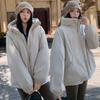 Lazy Wind Short Coat Women's Autumn New Long-sleeved Hooded Loose Top Coat