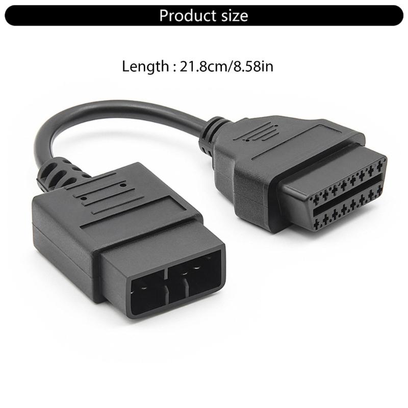 9 Pin OBD2 Cable Adapter for Car Ensures Long Terms Use & Reliable Connection Easy Car Diagnostics Quick Fault Detection
