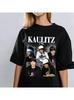 Unisex T-shirt Kaulitz Tom Vintage Tokyo Hotel Vintage Pattern Printed Women's T-Shirt Y2k Top Harajuku Gothic Women's Clothing Oversized