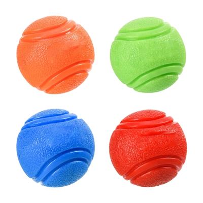 Durable Chew Resistant Dog Toy Ball For Aggressive Chewers With Dental Cleaning Texture And High Bounce Design