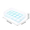 15 Compartment Refrigerator Egg Box Fresh-Keeping Box Plastic Portable Food Storage Box Transparent Egg Tray Box Storage Box