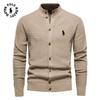 Cardigan unisex Polo Ralph Lauren brodat, nou trend toamnă-iarnă, culoare uni, pulover unisex, pulover de afaceri de înaltă calitate, pulover tricotat