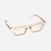 Lukadiseu Lk05 Butter Clear Low Cat-Eye Sunglasses