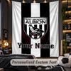 TapestryWest Bromwich Albion FC Custom Name Text Personalized Wall Hanging Tapestry Home Wall Decor