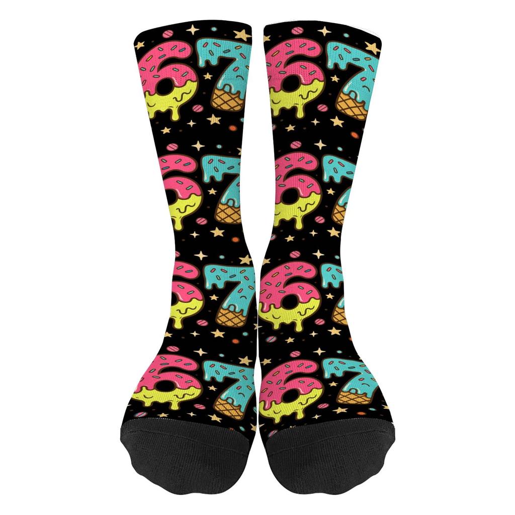 Modische, warme und interessante Socken mit sechs oder sieben Designs für Oma