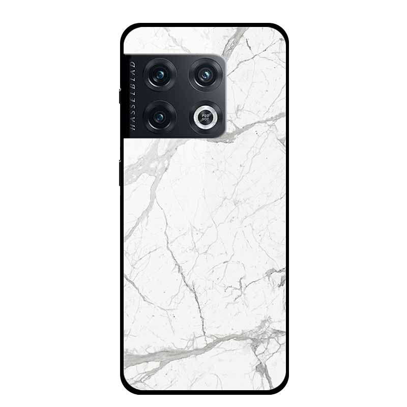 For OnePlus 10 Pro Case Marble Tempered Glass Back Cover Hard Case For OnePlus 10 Pro Shockproof Fundas NE2210 Protective Coque
