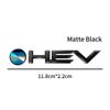 1Pcs ABS Plastic Car Styling HEV Logo Emblem Rear Bumper Tail Door Trunk Sticker For Camry Highlander Corolla Auris Hilux
