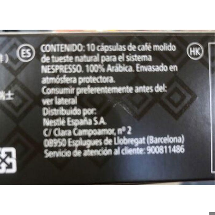 Capsules de café Starbucks NESPRESSO NESCAFE COLOMBIA CAFE-CAPSULE