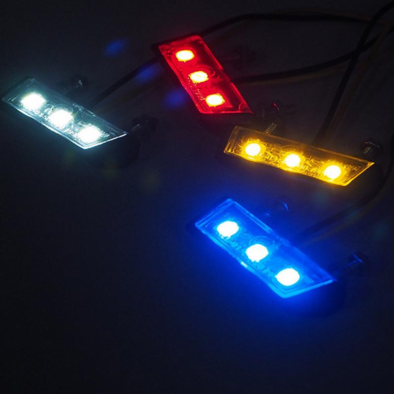 Universal LED Rear Tail Light & License Plate Holder for Kawasaki & Yamaha Motorcycles