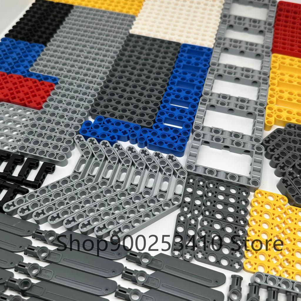 280PCS DIY Technical Parts Liftarm Thick Building Bricks Blocks Accessory Set Arm Beam Mechanical Bulk High-Tech Toys