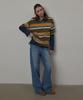 Kwinseulaebis Vintage Cutting Semi Wide Denim Pants