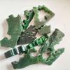 Natural Jade Stone Hetian Green Jasperite Jasper Stone Raw Crystals and Stones Healing Mineral Specimen Decoration Stone Home