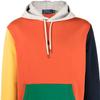 Polo Ralph Lauren SS23 Color Block Logo Embroidered Hooded Long Sleeve Sweatshirt Men Sweatshirt Multicolor 710881505-001