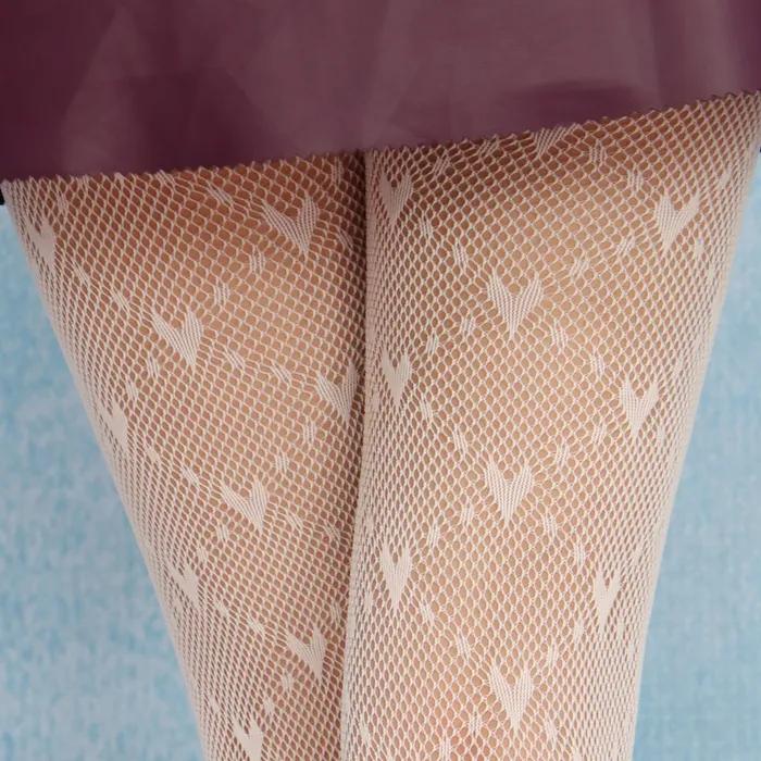 Heart Mesh Stockings (3 colors)