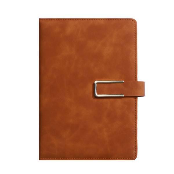 Premium Soft Leather Buckle Diary – Business Office Gift Set with Logo Imprint