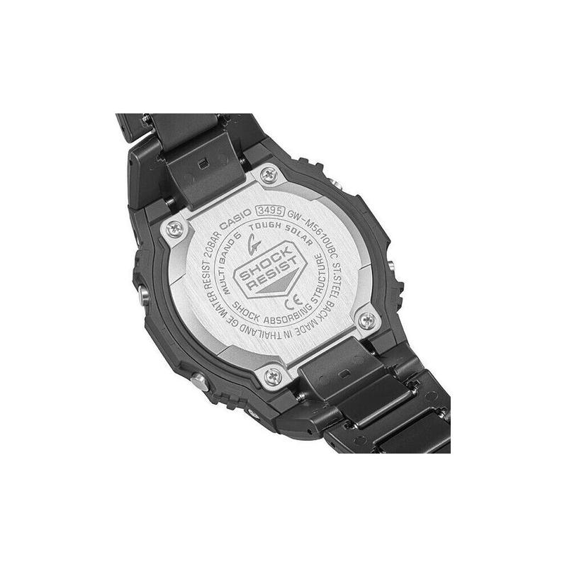 Casio DIGITAL Series - Square Classic Design Waterproof and Shockproof Solar Sports Watch Quartz Movement Resin Strap Japanese and GW-M5610UBC-1JF