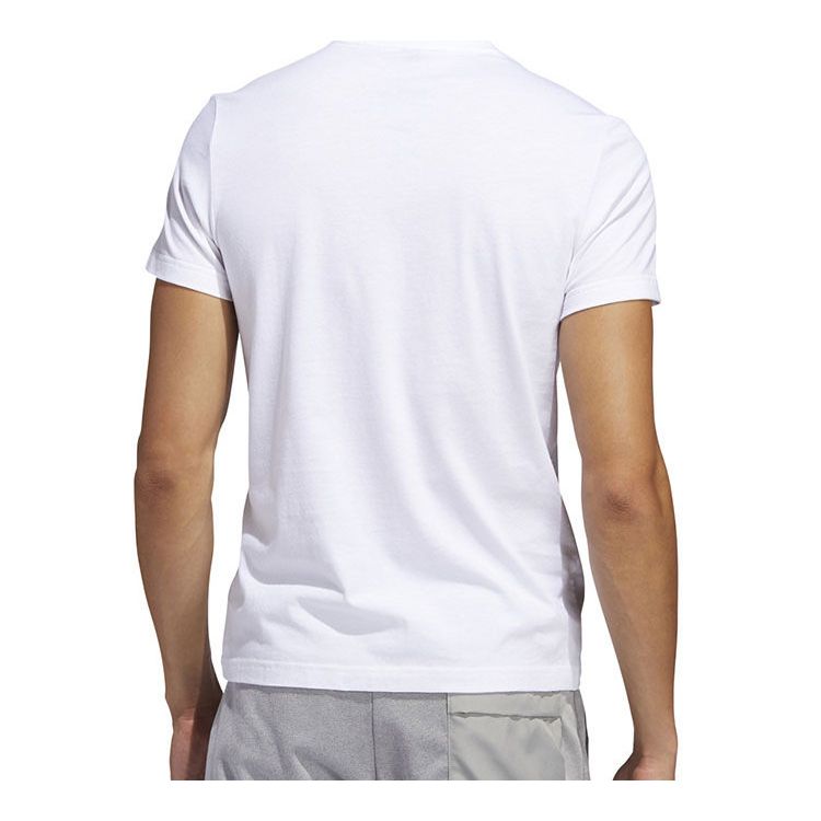 Adidas Camo Graphic Sport Short Sleeve T-Shirt Men Tops White FT2816