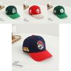 Super Mario Bros Cartoon Baseball Cap With Sun Protection And Breathable Cotton For Kids Summer Wear