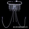Moonlight Lover * Sparkling Rhinestone Tassel Bikini Sexy Body Chain Necklace Women's Breast Chain Sex Lingerie Accessories