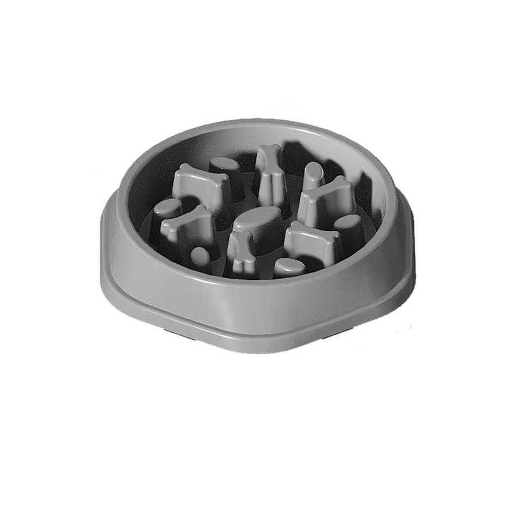 Slow Feeder Dog Food Bowl – Bowl Designed To Slow Eating, Promotes Healthy Digestion and Bloat
