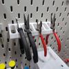 Plastic Garage Tool Holder Storage Rack With Space Saving Design Perfect For Home Workshop Organization