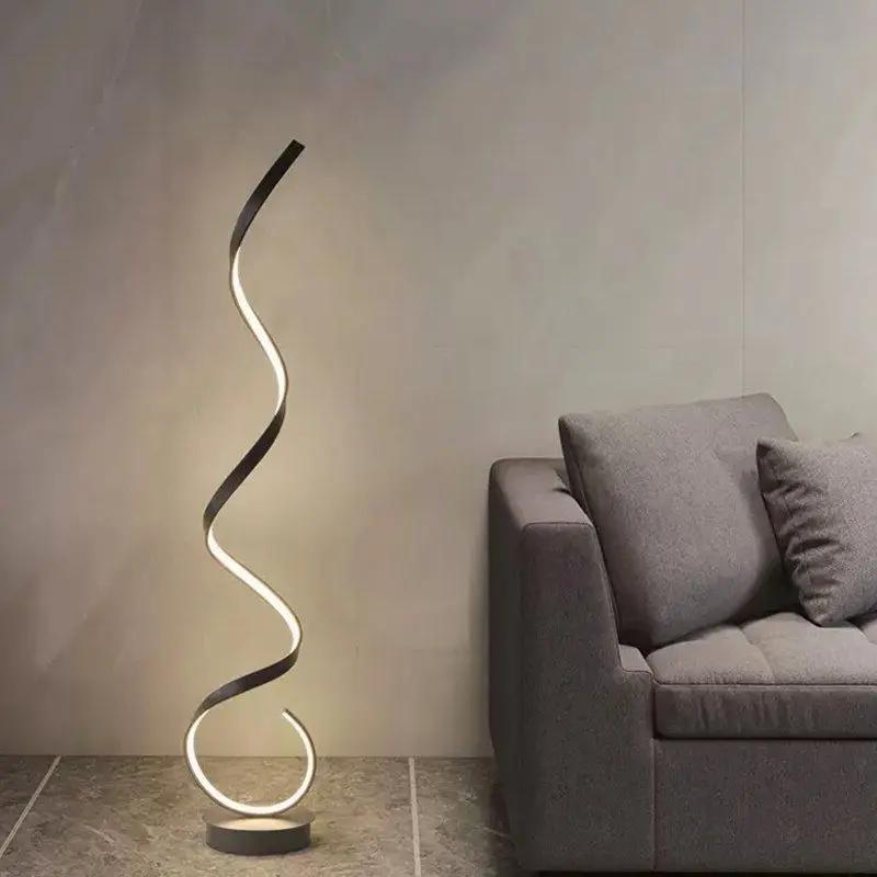 Modern LED Floor Lamp Dimmable For Bedroom Bedside Living Room Sofa TV Background Wall Study Office Reading Lighting Fixtures