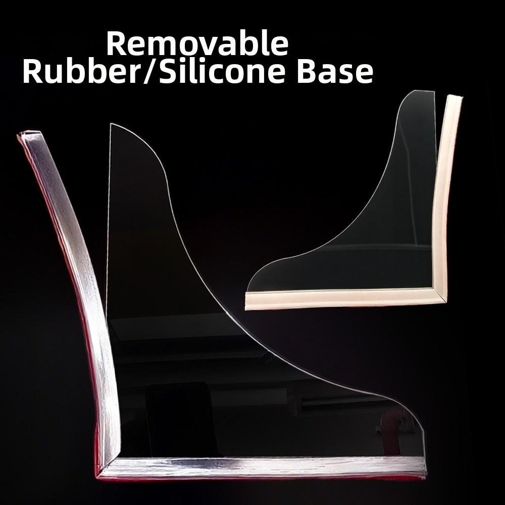 2 Stück Acryl-Wasserbarriereleiste Transparente Trennplatte Nagelfreier Duschspritzschutz Badewanne